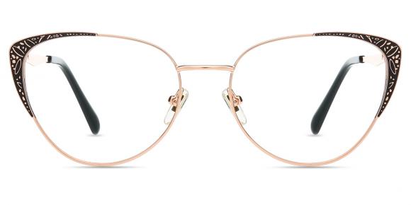 The soft cat-eye frame