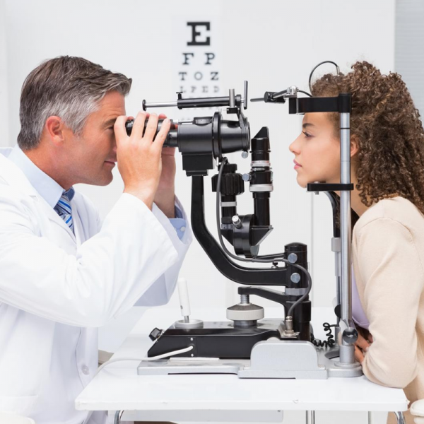 Eye care specialist illustration